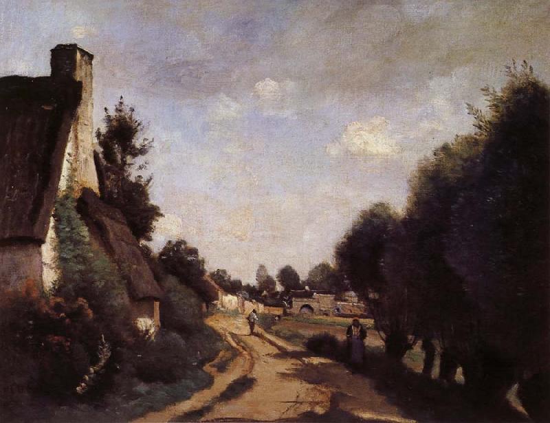 Corot Camille Une Route pres d'Arras